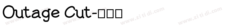Outage Cut字体转换